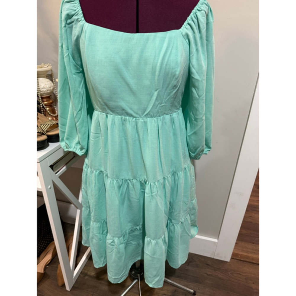 New Mint Green Kori Dress Medium Easter